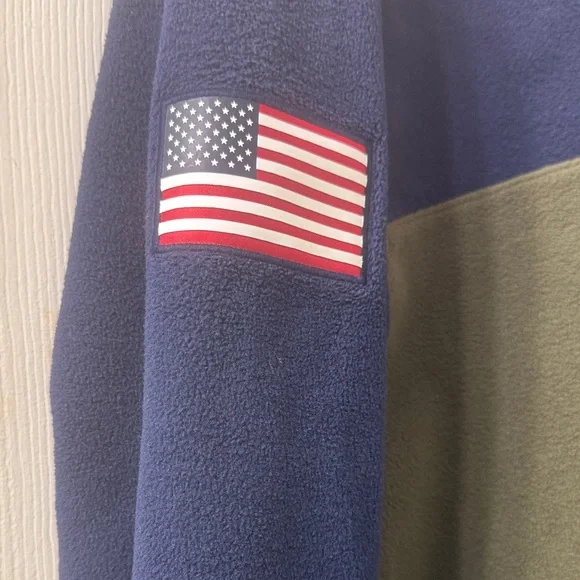 Polo Ralph Lauren Navy and camo Fleece Pullover P-93 RLPC67